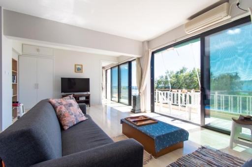 Lavish & Spacious Apt With Stunning Seaview, 10 Min Ath Airport Artemida  Exterior foto